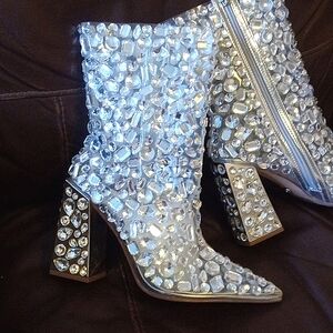 New rhinestone boots